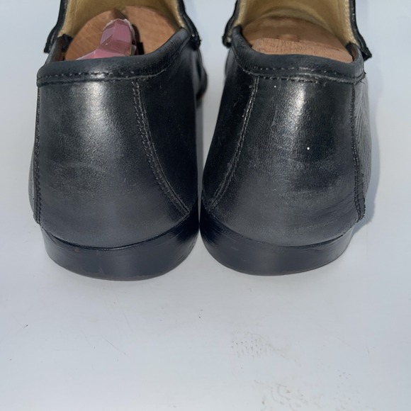 Mercanti Fiorenti Italy)‎ black leather Horse-Bit Dress Loafers sz 10.5 D - Picture 3 of 12